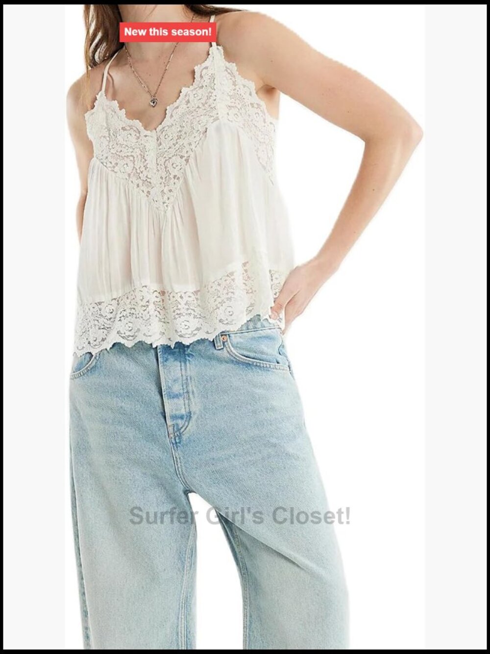 Y2K Lace Trim Cami Top Sheer V-Neck Sleeveless Flowy Tank Blouse Boho Babydoll